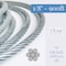 Laureola Industries 1/8" 7x19 Stainless Steel Aircraft Wire Rope 304 Grade, 900 ft ZAG18-SS304-719-900 - alternate 2